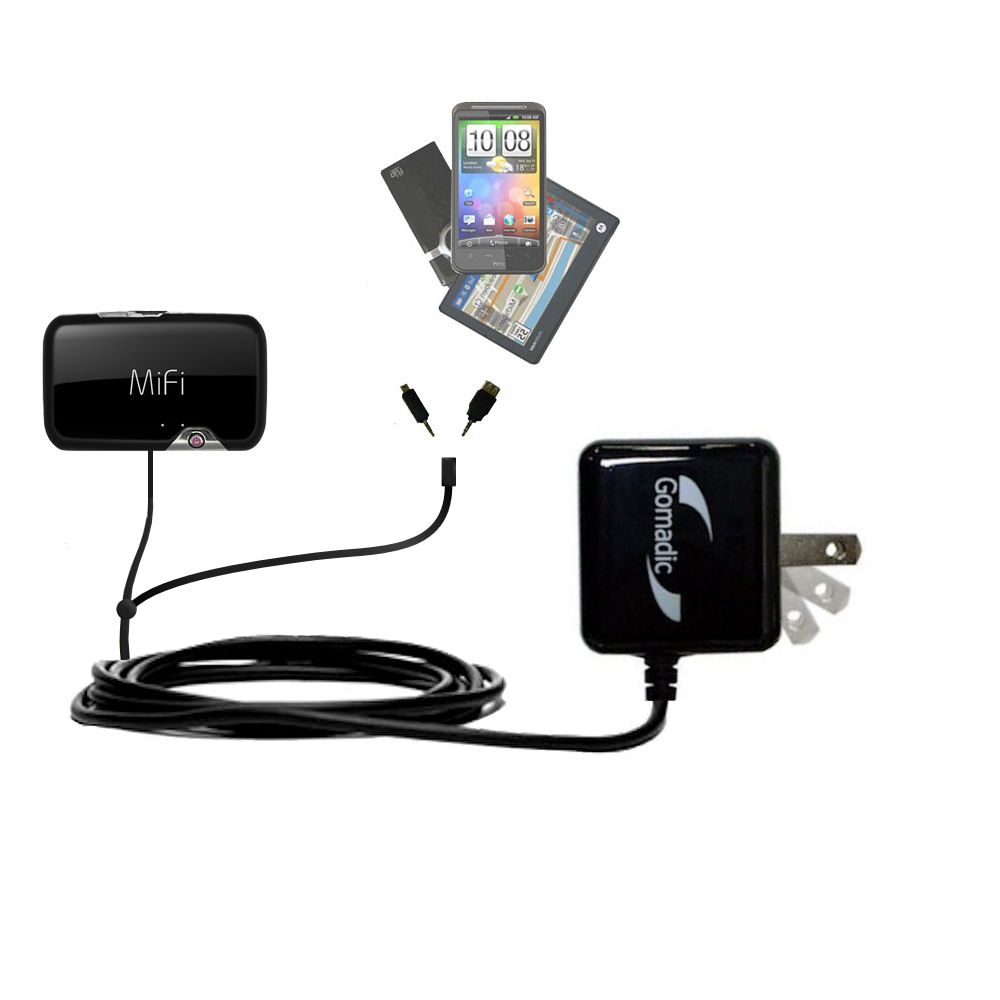 Double Wall Home Charger with tips including compatible with the Novatel MIFI 3352