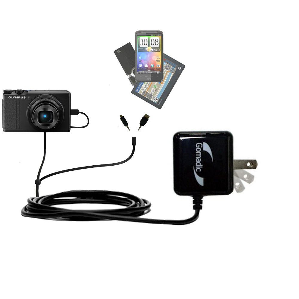 Double Wall Home Charger with tips including compatible with the Olympus XZ-10