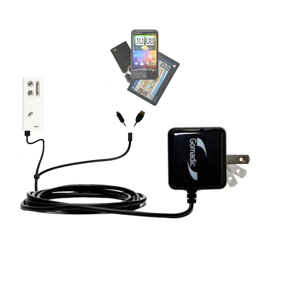 Double Wall Home Charger with tips including compatible with the Oticon ConnectLine