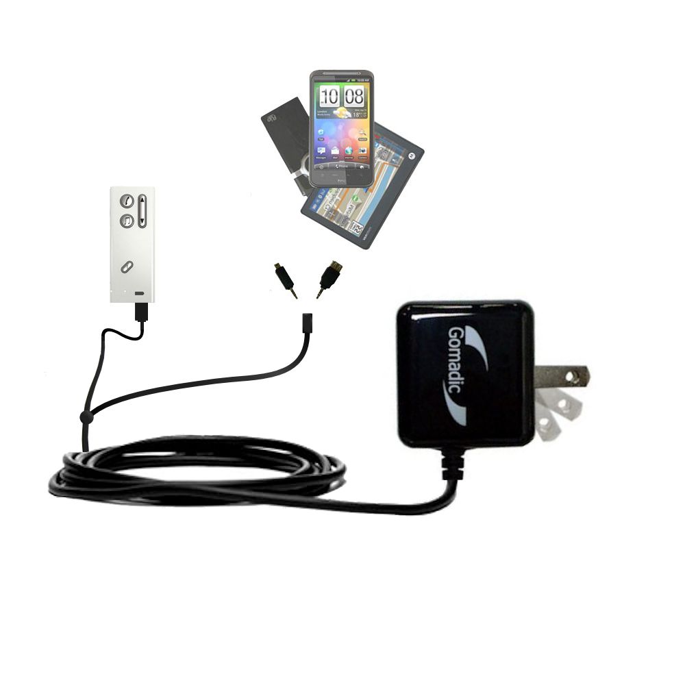 Double Wall Home Charger with tips including compatible with the Oticon Streamer