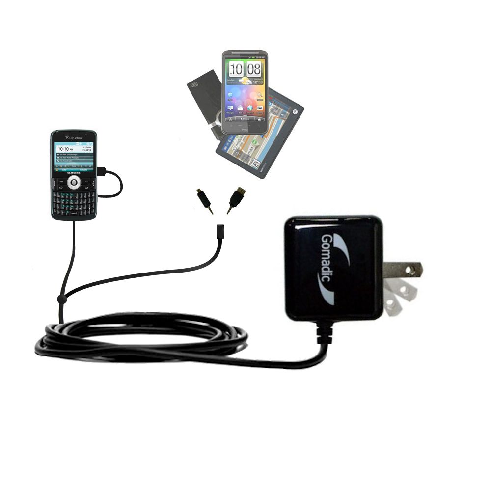 Double Wall Home Charger with tips including compatible with the Samsung Exec