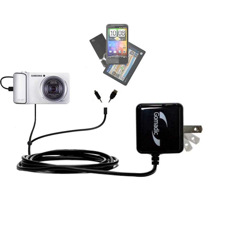 Double Wall Home Charger with tips including compatible with the Samsung Galaxy Camera