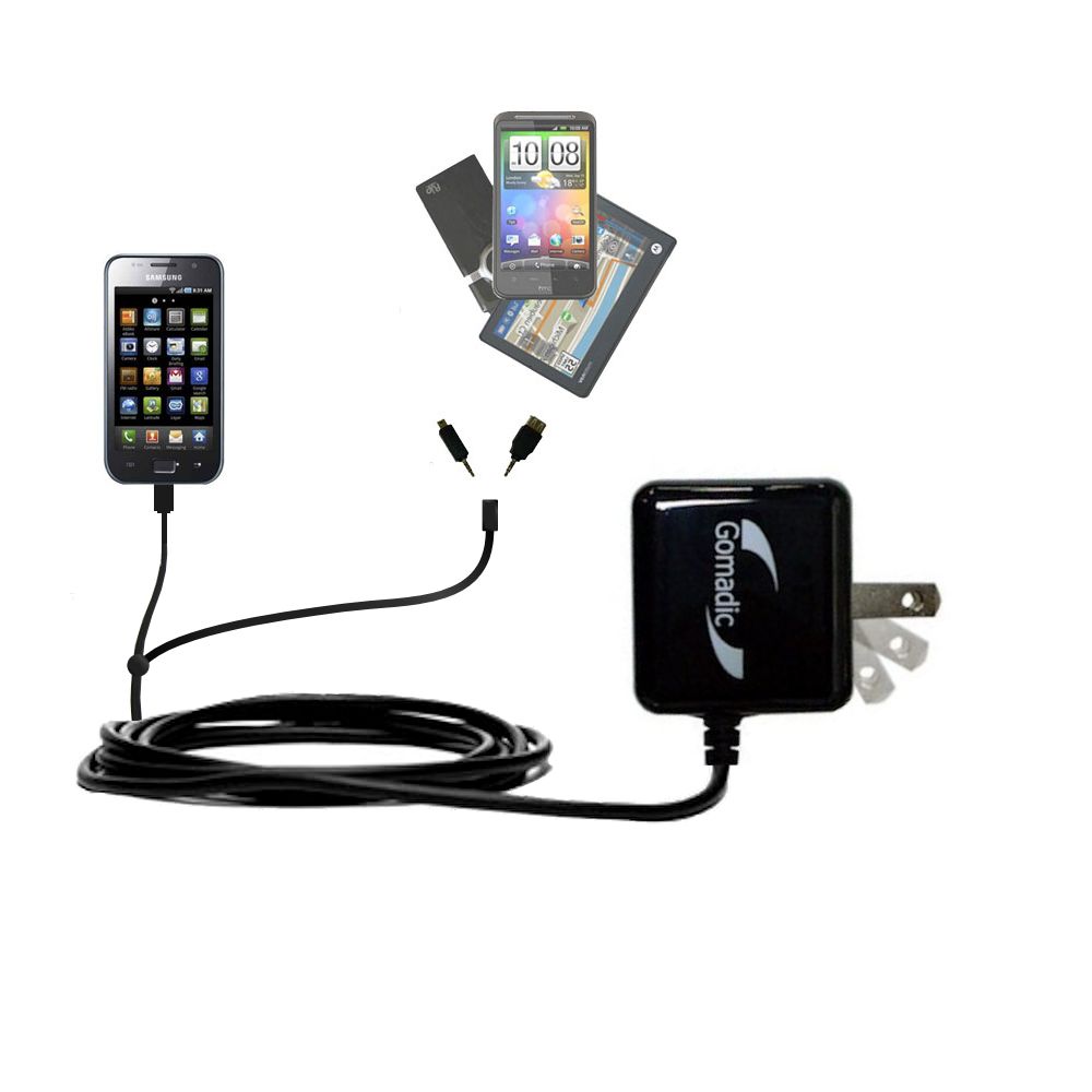 Double Wall Home Charger with tips including compatible with the Samsung Galaxy SL