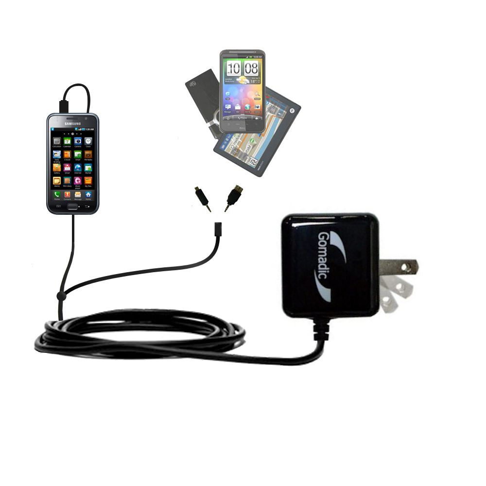 Double Wall Home Charger with tips including compatible with the Samsung GT-I9000