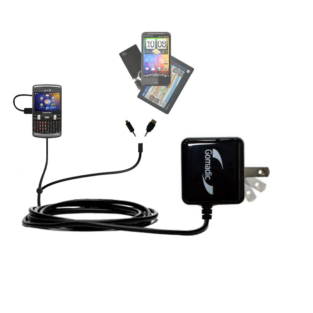 Double Wall Home Charger with tips including compatible with the Samsung Intrepid SPH-i350