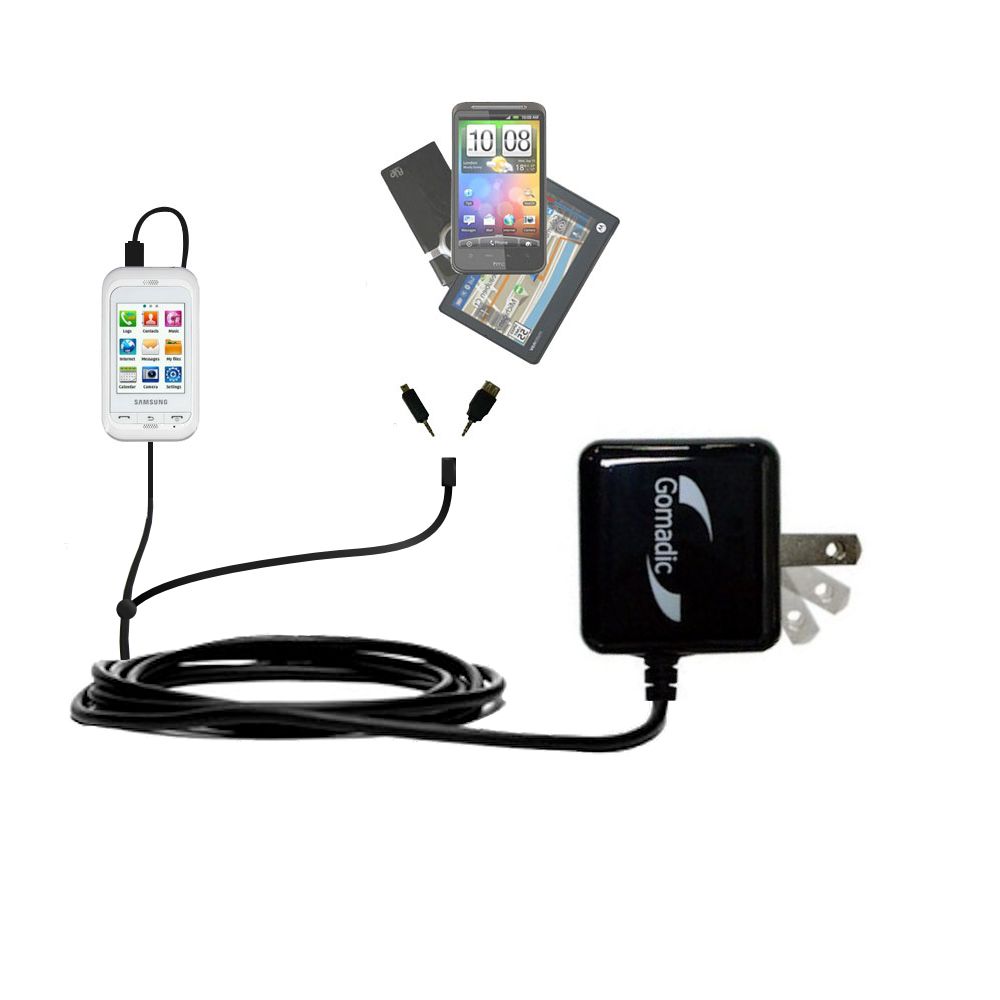 Double Wall Home Charger with tips including compatible with the Samsung Libre