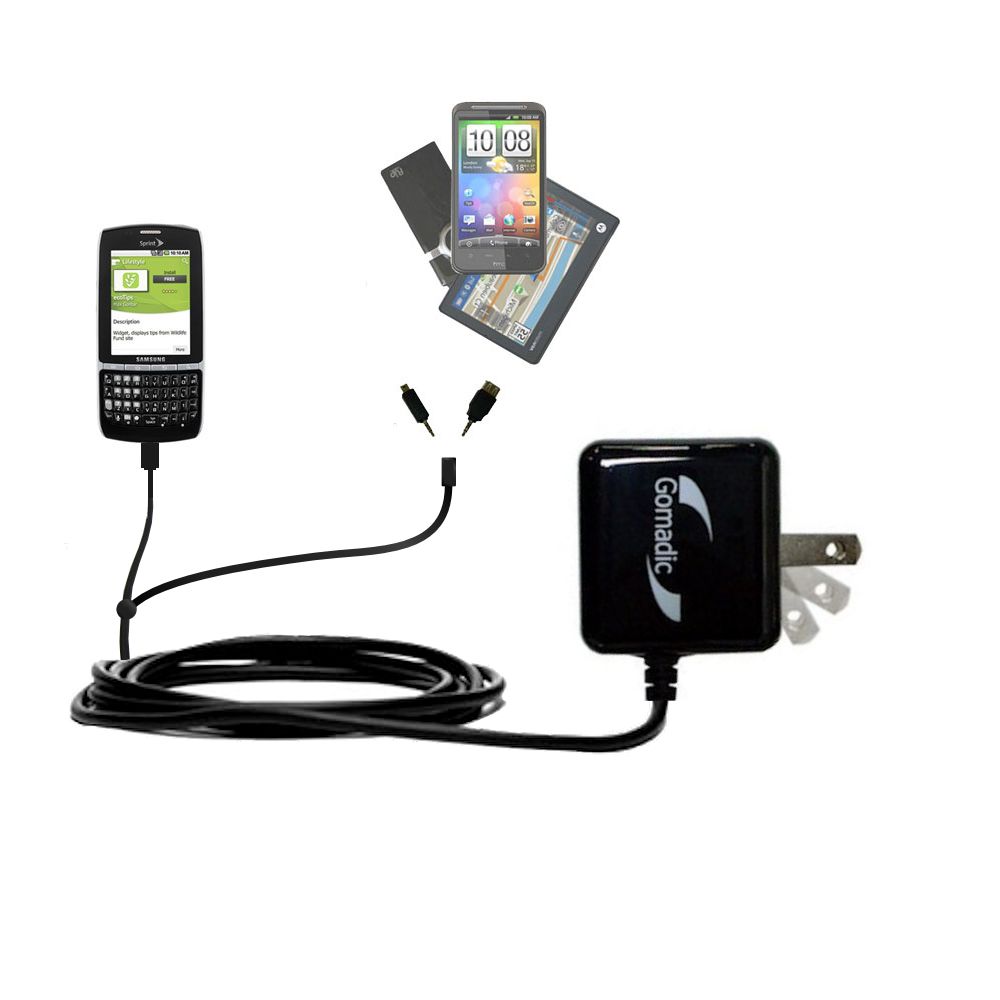 Double Wall Home Charger with tips including compatible with the Samsung Replenish