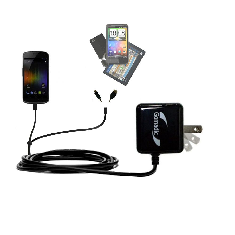 Double Wall Home Charger with tips including compatible with the Samsung SCH-i515