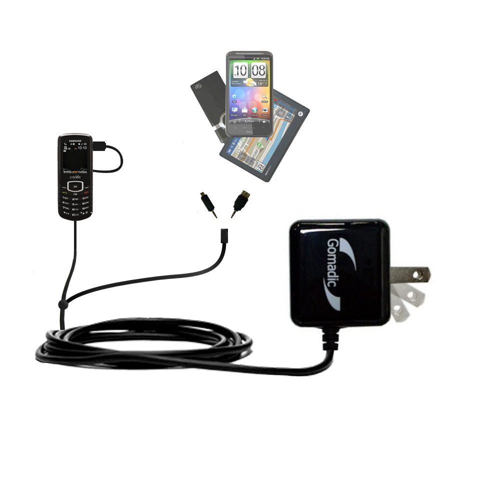 Double Wall Home Charger with tips including compatible with the Samsung SCH-R100