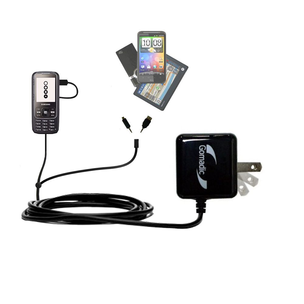 Double Wall Home Charger with tips including compatible with the Samsung Slyde