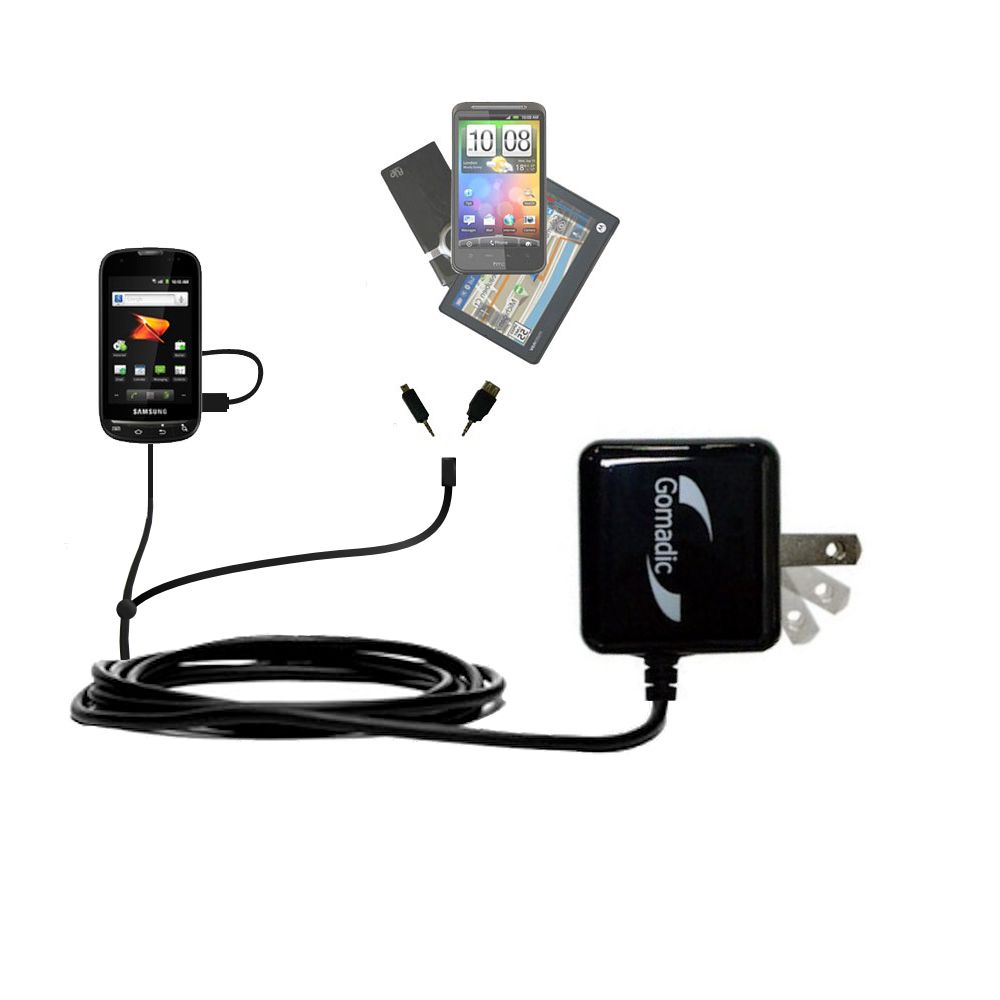 Double Wall Home Charger with tips including compatible with the Samsung SPH-M930