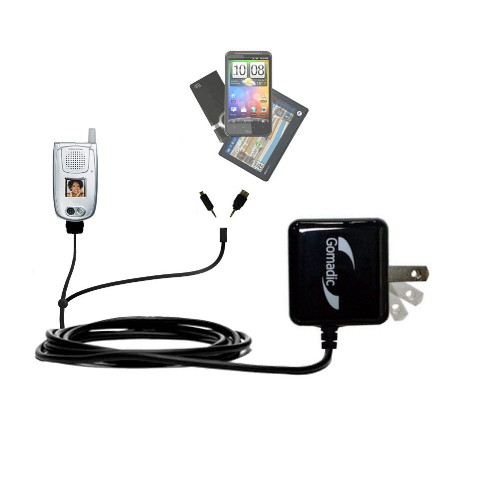Double Wall Home Charger with tips including compatible with the Sanyo PM-8200 / PM 8200
