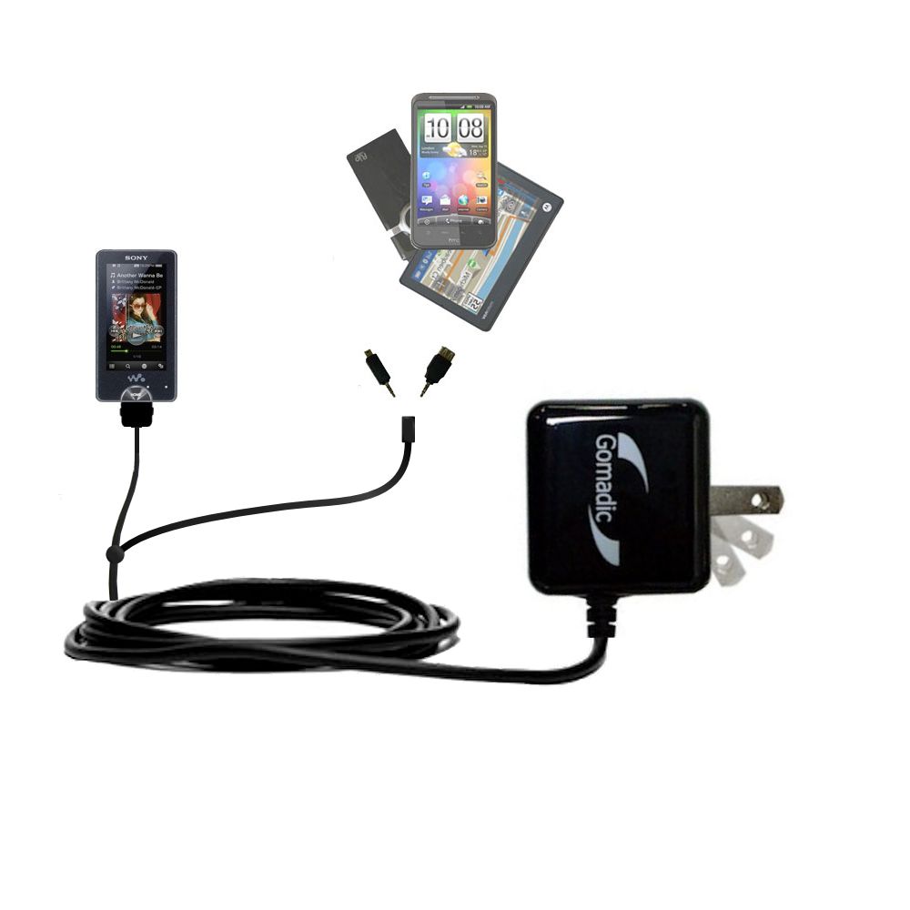 Double Wall Home Charger with tips including compatible with the Sony X Series