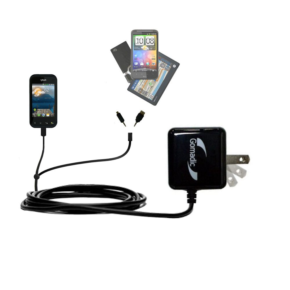 Double Wall Home Charger with tips including compatible with the T-Mobile myTouch 3G