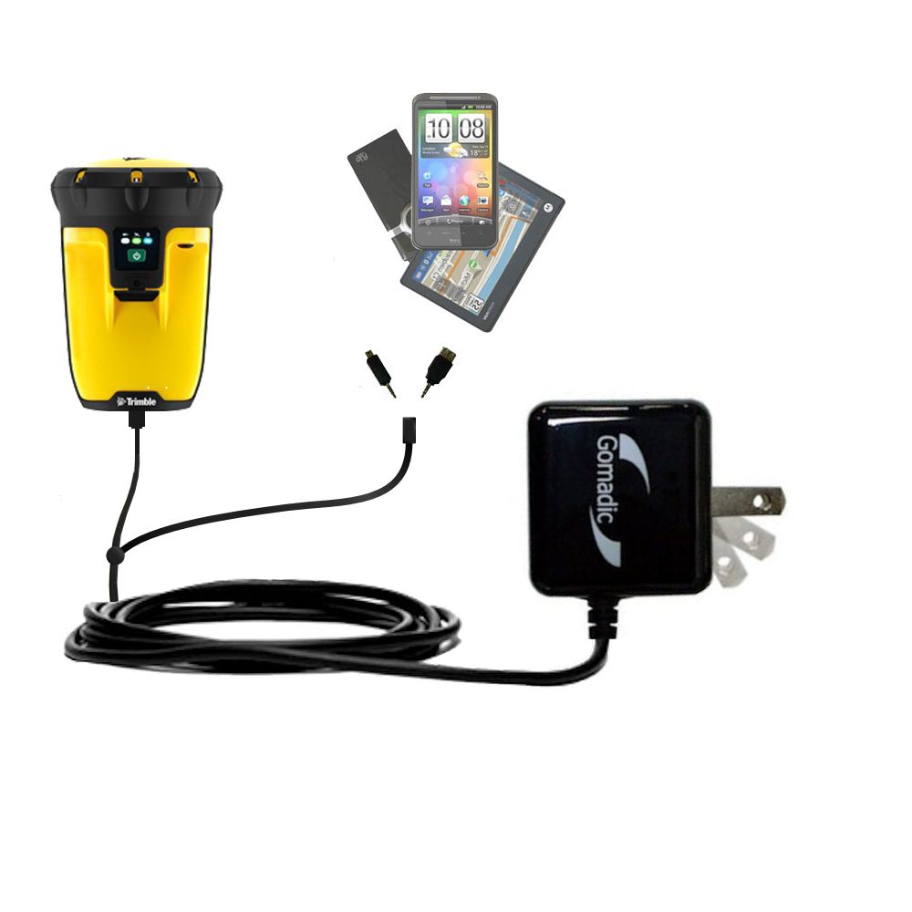 Double Wall Home Charger with tips including compatible with the Trimble Pro 6H 6T