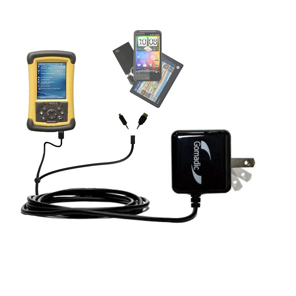 Double Wall Home Charger with tips including compatible with the Trimble TDS Recon 200 / 200X