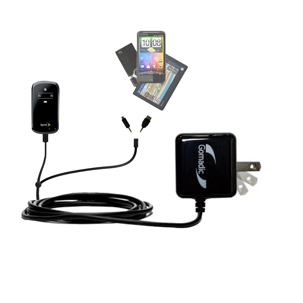 Double Wall Home Charger with tips including compatible with the ZTE Mobile Hotspot