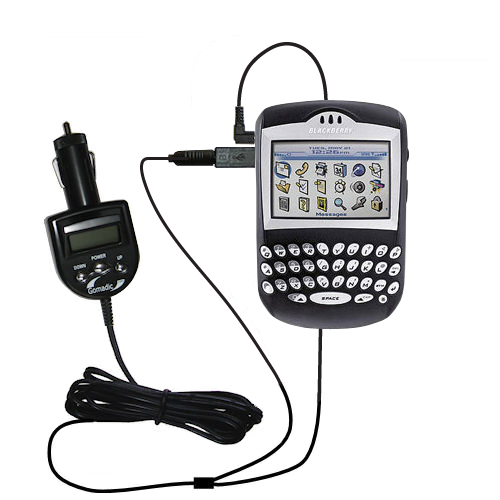 FM Transmitter & Car Charger compatible with the Blackberry 7200 7230 7290