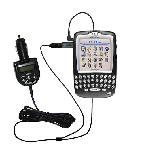 FM Transmitter & Car Charger compatible with the Blackberry 7730 7750 7780