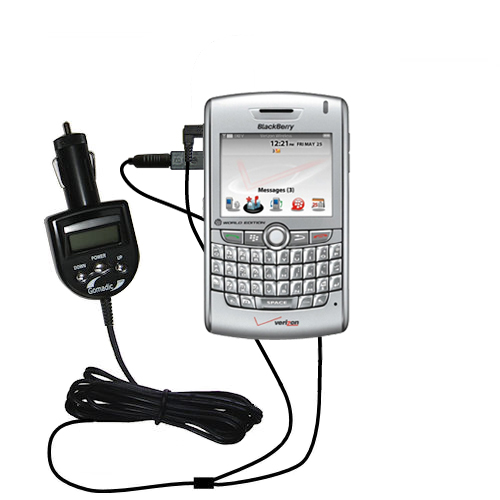 FM Transmitter & Car Charger compatible with the Blackberry 8800 8820 8830