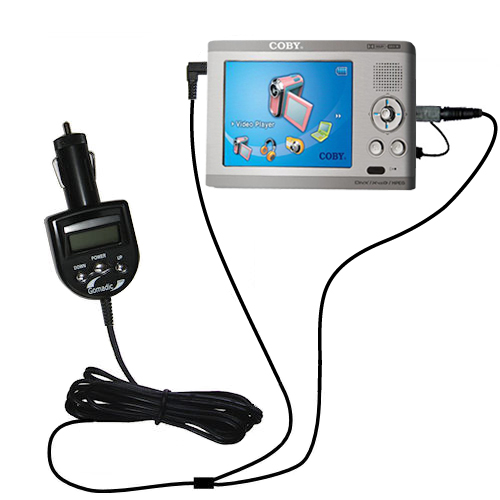 FM Transmitter & Car Charger compatible with the Coby PMP-3522