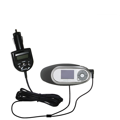 FM Transmitter & Car Charger compatible with the Insignia Kix NS-1A10F NS-1A10S