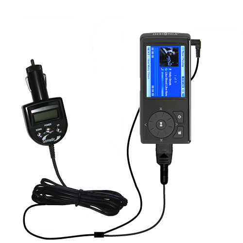 FM Transmitter & Car Charger compatible with the Insignia NS-DV2GNS-DV4G