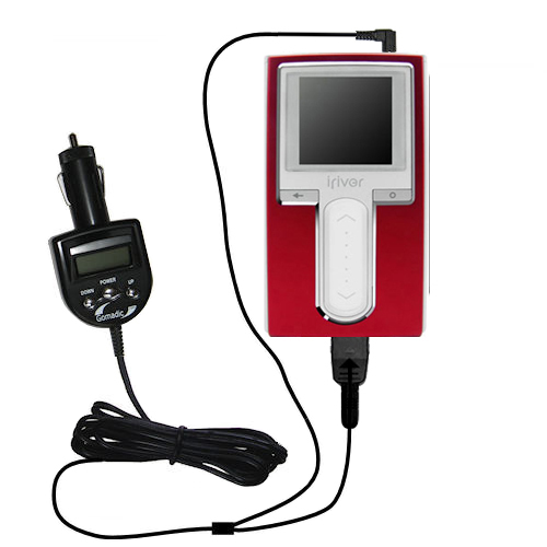 FM Transmitter & Car Charger compatible with the iRiver H10