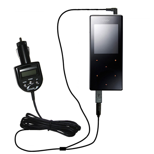 FM Transmitter & Car Charger compatible with the iRiver T6