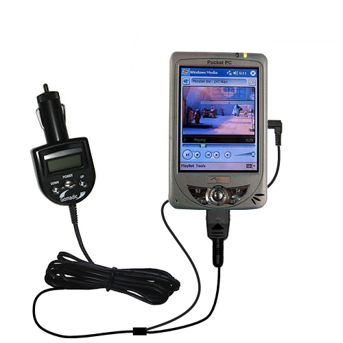 FM Transmitter & Car Charger compatible with the Mio 138