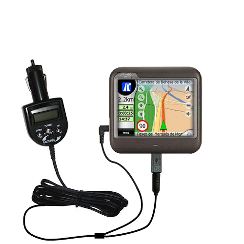FM Transmitter & Car Charger compatible with the Mio C230