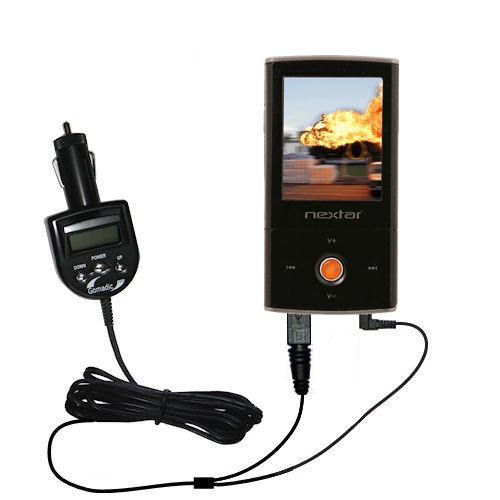 FM Transmitter & Car Charger compatible with the Nextar MA791 MA794 MA797