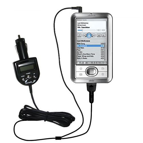 FM Transmitter & Car Charger compatible with the Palm LifeDrive