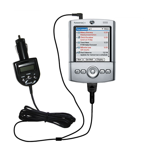 FM Transmitter & Car Charger compatible with the Palm palm Tungsten T2