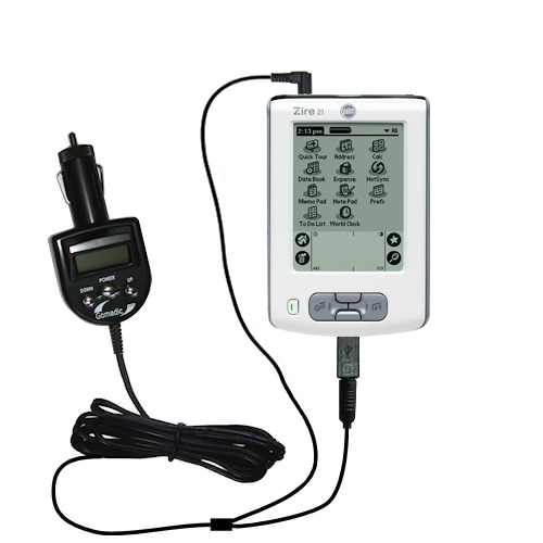 FM Transmitter & Car Charger compatible with the Palm Palm Zire 21