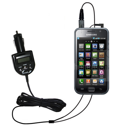 FM Transmitter & Car Charger compatible with the Samsung Fascinate
