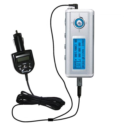 FM Transmitter & Car Charger compatible with the Samsung Yepp YP-T5 Series
