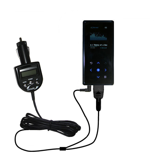 FM Transmitter & Car Charger compatible with the Samsung YP-K5