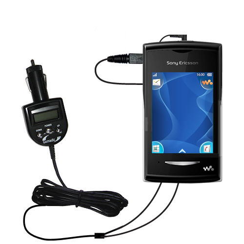 FM Transmitter & Car Charger compatible with the Sony Ericsson Yendo Yendo A