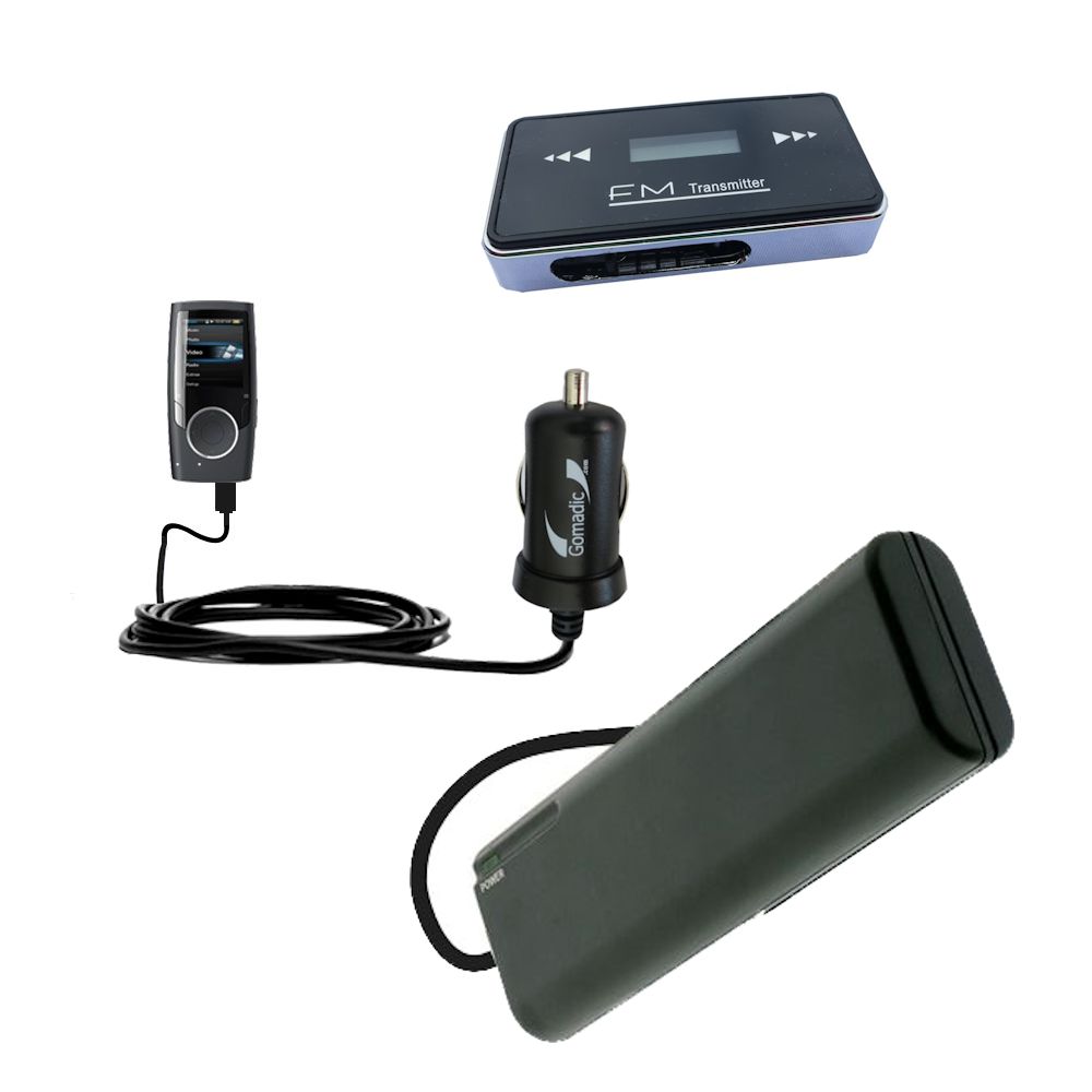 holiday accessory gift bundle set for the Coby MP601 Video MP3 Player
