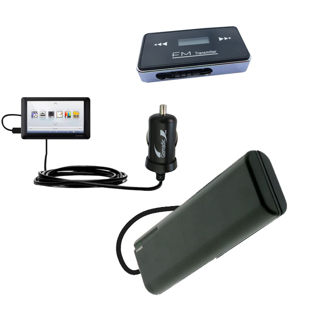 holiday accessory gift bundle set for the Cowon O2PMP Flash