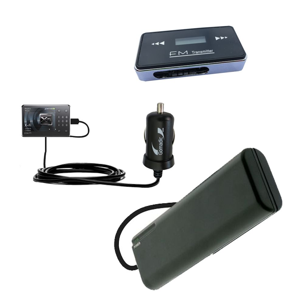 holiday accessory gift bundle set for the Creative Zen X-Fi with Wireless LAN