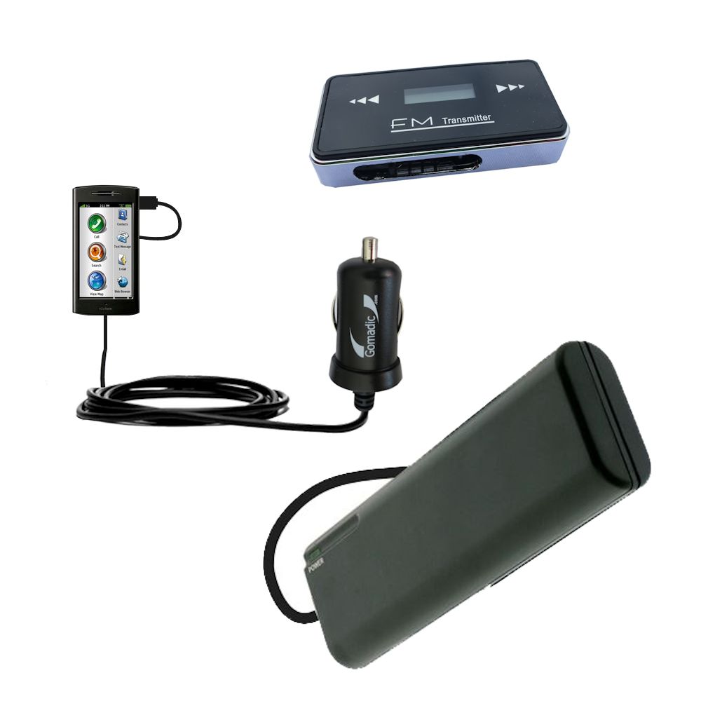 the prefect Holiday Christmas or Birthday accessory gift set bundle for the Garmin Nuvifone G60