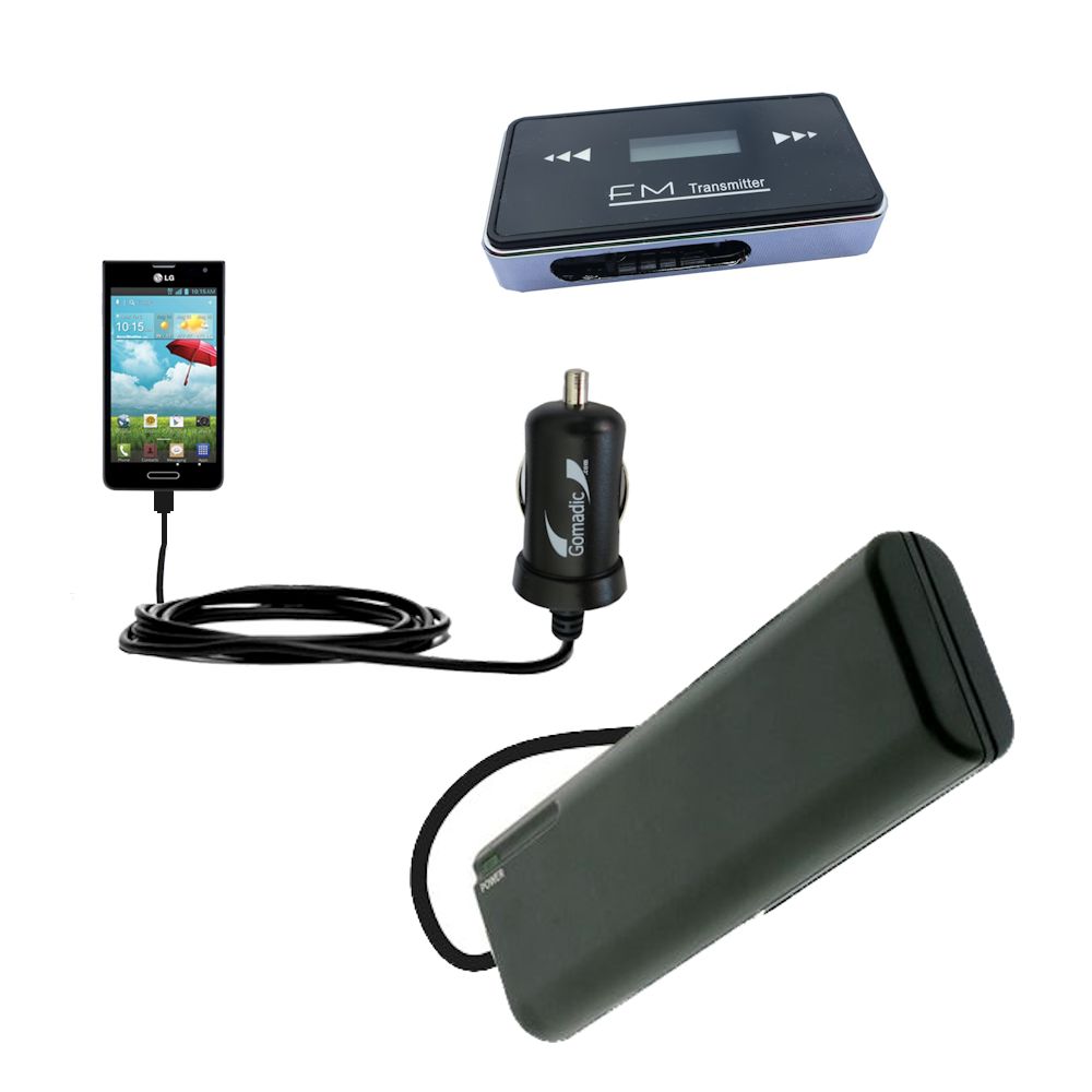 holiday accessory gift bundle set for the LG Optimus F6