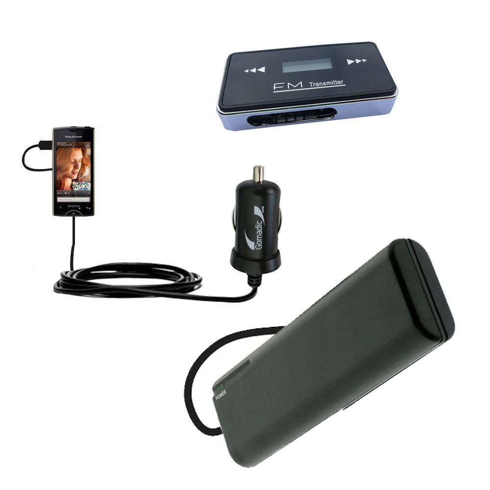 holiday accessory gift bundle set for the Sony Ericsson Xperia Azusa
