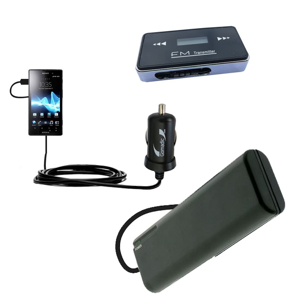 holiday accessory gift bundle set for the Sony Ericsson Xperia ion