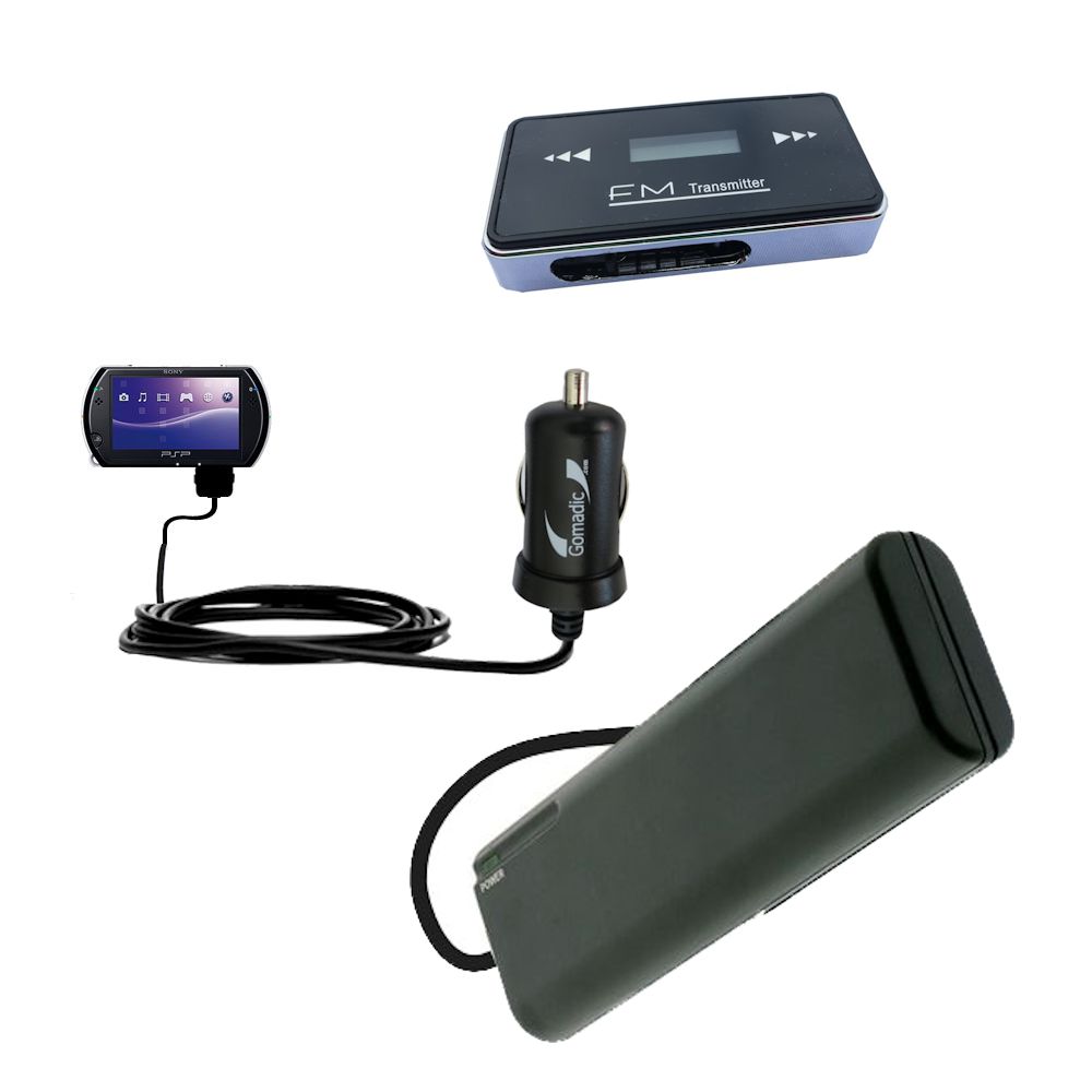 holiday accessory gift bundle set for the Sony PSP GO