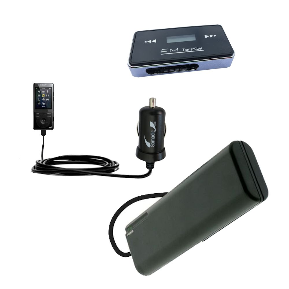 holiday accessory gift bundle set for the Sony Walkman NWZ-E374 E375
