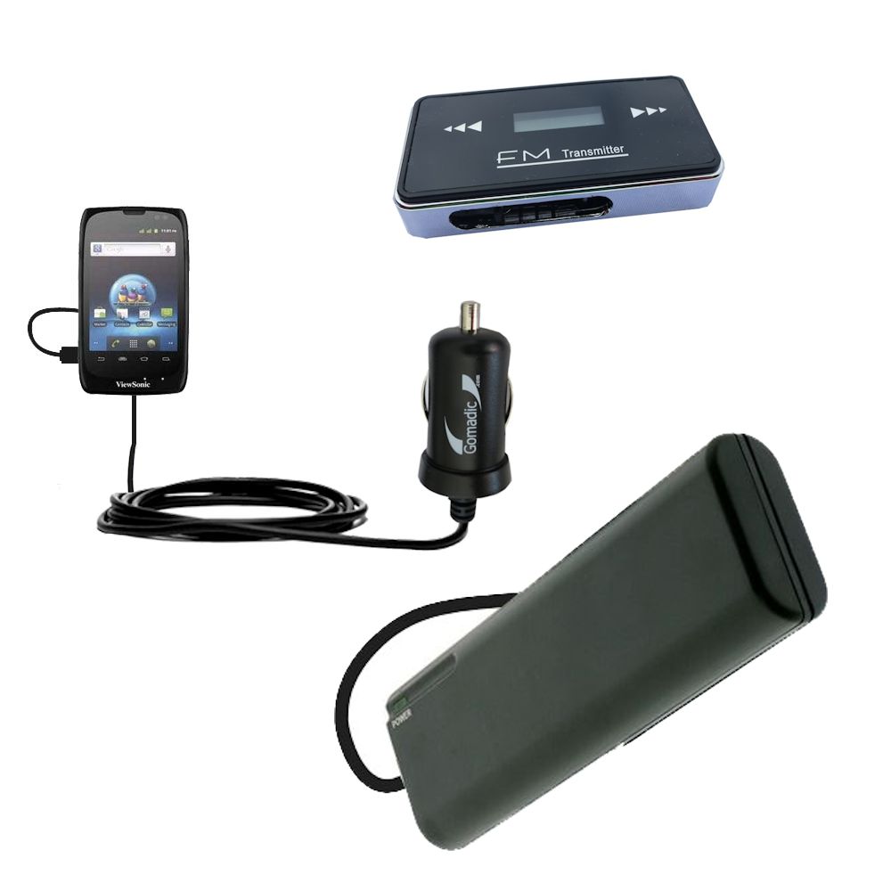 the prefect Holiday Christmas or Birthday accessory gift set bundle for the ViewSonic ViewPhone 3 4s 4e 5e