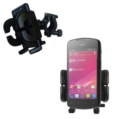 Handlebar Holder compatible with the Acer Liquid Glow